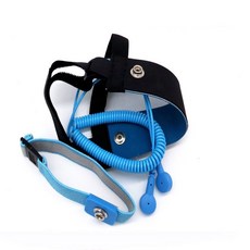 ESD 발목 밴드 그로더 정전기 방지 뒤꿈치 스트랩 조절 가능한 접지 손목 작업대용, Ankle and wrist band, 1개
