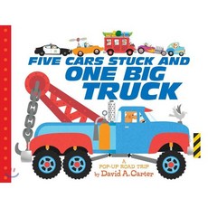Five Cars Stuck and One Big Truck: A Pop-Up Road Trip Board Books, Little Simon