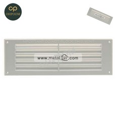 [픽네트웍스] 환기구커버 환기자재 소형환풍기 통풍구 쇠부리그릴 PVC 백색 소 270x94