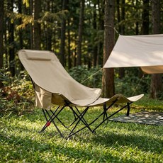 BILIMO 캠핑 의자 초경량 접이식 릴렉스 체어 낚시 피크닉 아웃도어 캠핑체어, 1개, 카키