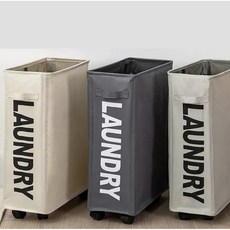 룰루빈 접이식 대용량 바구니 이탁 빨래통 다용도 보관함, 레드+블랙