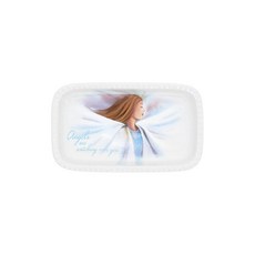 Pavilion Gift Company - Angels - 7.6cm(3인치) 기념품 접시 천사 슬픔 기념 기념 장신구 주얼리 트레이