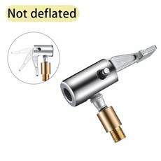 1 Pcs 자동차 타이어에 대 한 휴대용 풍선 펌프 공기 척 압축기 타이어 팽창기 호스 수리에 대 한 바브 커넥터와 타이어 척, Not deflated, 1개