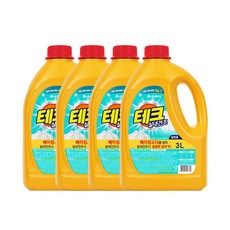 테크 실내건조 액체세제 일반 3L x 4개