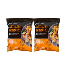 맘스터치 시그니처 순살치킨 1kg x2개
