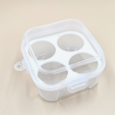 플라스틱 계란수납 4구 보관용기