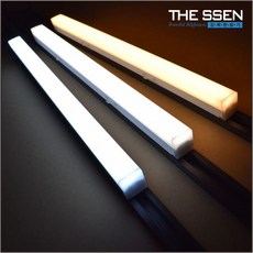 LED T7 티로드 레일조명 라인조명 매장 티라인 레일등 400mm 18W 플리커프리, [02] 주백색(4000K), [01] 화이트바디