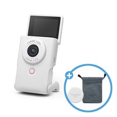 캐논코리아 정품 PowerShot V10 + 파우치 + 렌즈캡 [파워샷 V10] / 브이로그 카메라, V10(화이트)