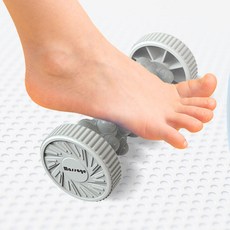 reritimo 풋 롤러 발 지압 마사지기, 은은한 그레이, 1개