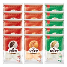 삼립 꼬마호빵 단팥+야채+피자 x 5세트, 1세트, 3.6kg