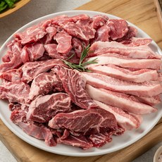 집에서먹자 육즙 가득 더 고소한 돼지 뒷고기 모둠 항정살 뽈살 관자살 뒷덜미살 500g, 2개