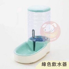 寵物自動餵食/餵水器 寵物飲水器 貓狗通用 餵食器 飲水器, 綠色飲水器, 1個