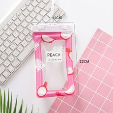 소디망 프리미엄 스마트폰 튜브형 방수케이스 귀여운 캐릭터, 1개, 핑크용과