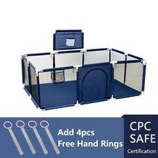 당김 반지가있는 놀이터 실내 공 풀 활동 울타리 게임 공원 안전 장벽, China Mainland, Blue NO Soccer Goal