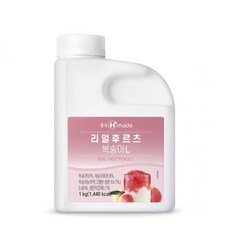 리얼후르츠복숭아 1kg, 1개