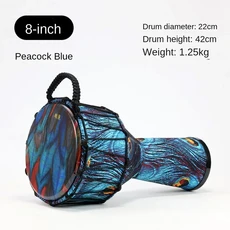 다차원 아프리카 드럼 전문가용 고블릿 초보자 어린이용 젬베 소형 타악기, 01 C 42X22X22cm