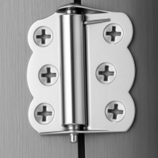 자동 닫힘 경첩 가구용 나비형 스텐 스프링 도어 경첩 싱크대