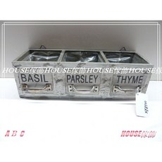 House傢飾 zakka南法田園鄉村風格舊Loft工業風壁掛造型3格抽屜花器