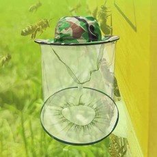 방충 모자 예초기안전용품 예초기보호장비 여름낚시모자 예초기안전모, 1개