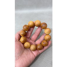 太行崖柏手串 2.0珠子 紅油, 如圖所示, 1個