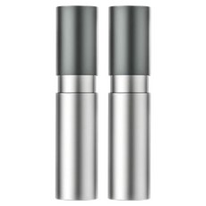 NANF USB 충전 LED 미니 손전등 실버, 2개