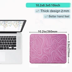 핑크 지오그래픽 라인 대형 마우스 패드 데스크 키보드용 거실 침실용 3D 게임 플레이어용, 01 300x600x2mm, 01 1