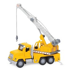 Driven by Battat 마이크로 트랙터 조명 사운드 탈착식 트레일러 농장 장난감 3세 이상 아동용 2피스 249786, Crane Truck