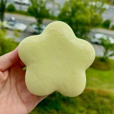 모든 별 스퀴시 느좋템 슬로우라이징 스트레스볼 쫀득 말랑 폭신 틱톡 asmr 친구 선물, 옐로우, 1개
