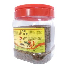 悠游 溪魚飼料 (雙色小顆粒), 1個, 溪魚飼料/雙色(小顆粒)-600g