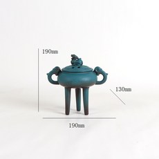 STTPEI 新中式禪意香爐擺件, 如圖所示