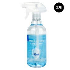 이케어 소독용 에탄올 스프레이 500mlx1개 /손소독/피부소독/생활소독, 2개, 500ml