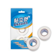 貼立舒 醫療透氣膠帶 1吋 白色 2入, 1套裝