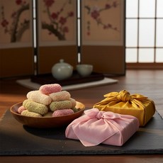 어르신 간식 유과 제사상 차례상 전통과자 한과 찹쌀 선물세트, 1개, 상세페이지 참조ml, 1jsb 혼합유과 500g