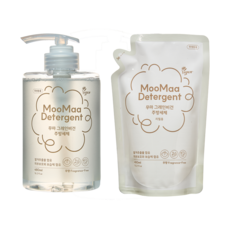 무마 그레인비건 아기주방세제 젖병세정제 본품1+리필1 세트 480+450ml, 1세트