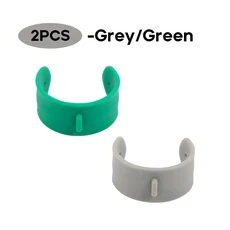 LE 재사용 가능한 실리콘 낚시 용품 라인 홀더 버클 액세서리 베이트 스피닝, 04 Spinning reel-2PC