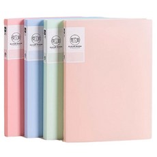 블랙폰드 A4 투명 클리어파일 30매 서류보관 화일 2개 문서정리 1003901EA pon+820HE, 민트