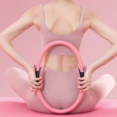 [엔제이더블유엠] 필라테스 써클링 요가링 필라테스도구 요가용품, 퍼플, 1개