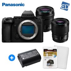 [파나소닉] 루믹스 DC-S5M2X 더블렌즈킷 DC-S5 IIX 미러리스 카메라 새상품 +정품배터리+액정필름+포켓융 /ED, 단일옵션