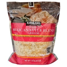 커클랜드 코스트코 시그니춰 멕시칸 스타일 블렌드 치즈 1.13kg gx, 1