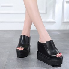 웨딩 촬영 13cm 통굽 슬리퍼 키높이 웨딩슈즈