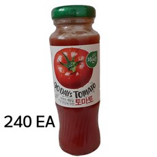 자연은 토마토 음료, 180ml, 240개