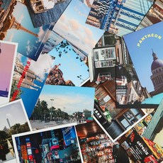 감성 여행 빈티지 엽서 84종 [프랑스 유럽 미국 일본 파리 뉴욕 해외 인테리어 레트로 미니 포스트카드], 18.뉴욕스카이, 18.뉴욕스카이