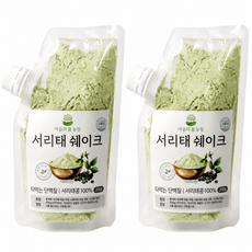 국산 타먹는 단백질 검은콩 서리태쉐이크 선식 식사대용, 400g, 1세트