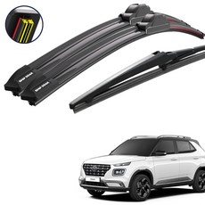 쉽딱 트리플 전면 후방 와이퍼 3P 세트, 베뉴(19~현재)