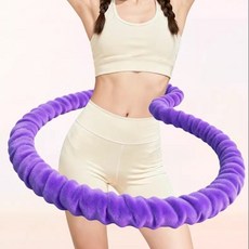 용수철훌라후프 스프링훌라후프 저소음 벨벳 다이어트 홈트 실내용, 1개, 광택 옐로우 2.5kg, 2.5kg