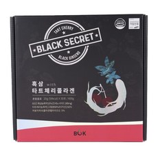 [블랙진생코리아] 블랙시크릿 6년근흑삼 타트체리 콜라겐젤리, 1개