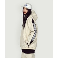 2425 NNN - S77 Secret Zipper Up - JACKET - 연베이지+블랙 ( 남녀공용 스노우보드복 자켓 )