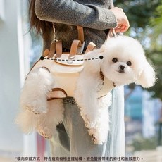 中小型犬外出便攜透氣寵物包, 1個, 棕色