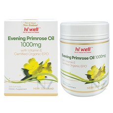 하이웰 뉴질랜드 유기농 달맞이꽃 오일 1000mg 200소프트젤, 200정, 1개