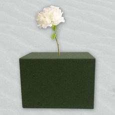 플로랄폼 꽃꽂이 꽃 블럭 생화 꽃꽂이용 스폰지 오아시스 낱개 1P 5.3X5.3X7.5cm, 1개